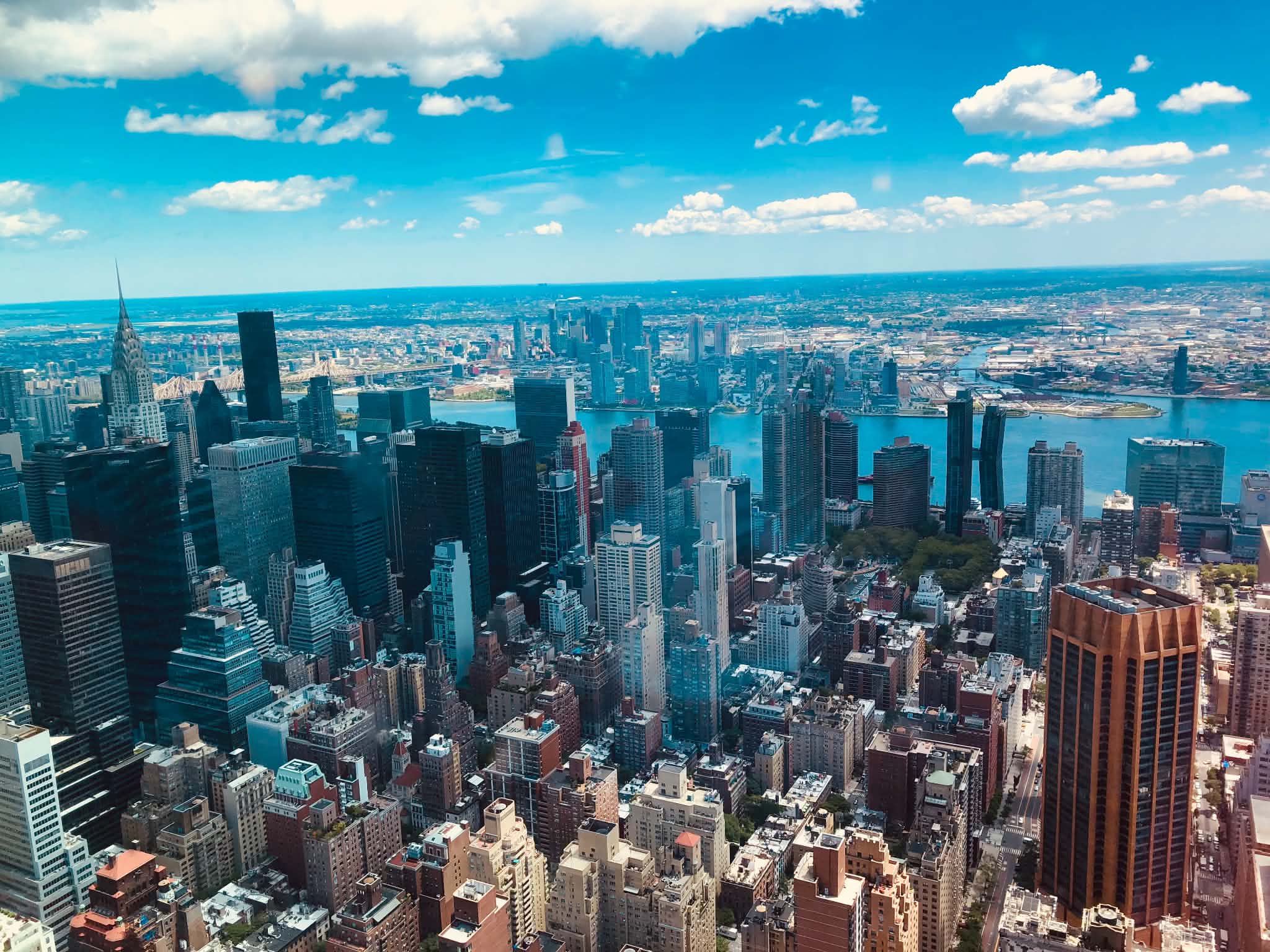 Uitzicht over Midtown Manhattan